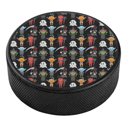 Halloween Party Hockey Puck (3/4)