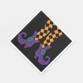 Halloween Party Holiday Custom Retro Kleurrijk Servet (Hoek)