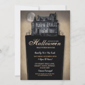 Halloween Party Horror Spooky Invite Kaart (Voorkant)