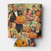  Halloween Party Illustratie Blikjeskoeler (Voorkant)