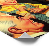  Halloween Party Illustratie Poster (Hoek)