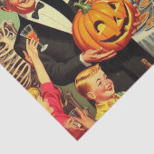  Halloween Party Illustratie Tissuepapier (Detail)