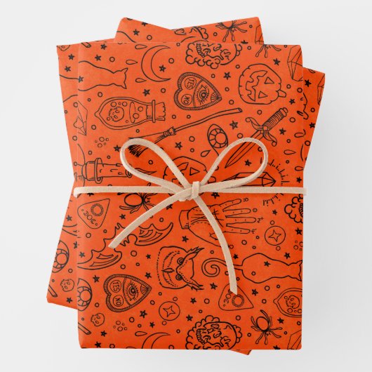 Halloween Party Inpakpapier Vel (In situ)