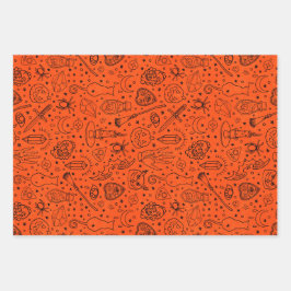 Halloween Party Inpakpapier Vel