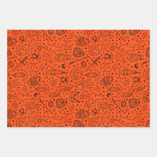 Halloween Party Inpakpapier Vel (Voorkant)