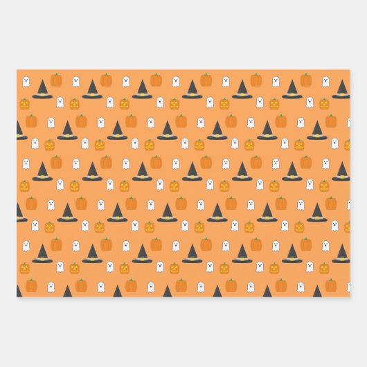 Halloween Party Inpakpapier Vel (Voorkant 2)