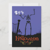 Halloween Party invitación Drinks Kaart (Voorkant)