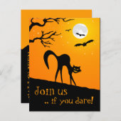 Halloween Party Invitation briefkaart (Voorkant / Achterkant)