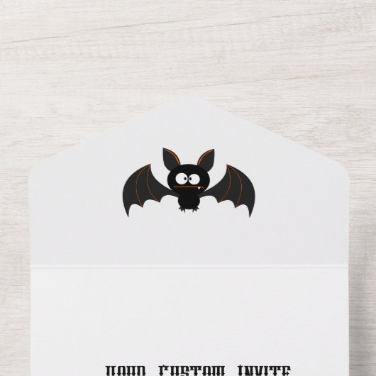 Halloween Party Invitation Card All In One Uitnodiging (Binnenkant top)