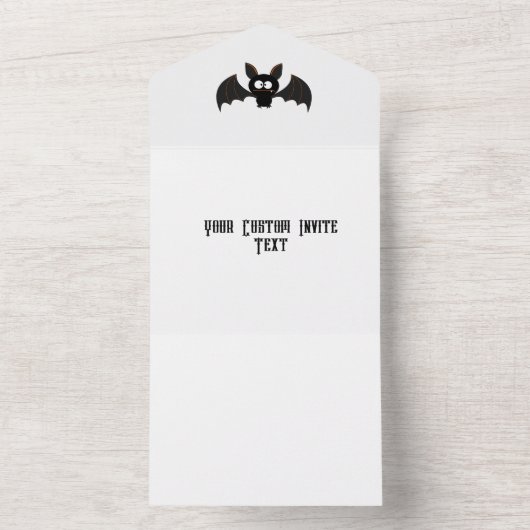Halloween Party Invitation Card All In One Uitnodiging (Binnen)