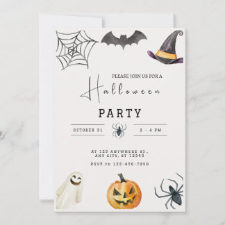 Halloween Party Invitation Card Kaart
