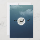 Halloween Party Invitation Card Kaart (Achterkant)