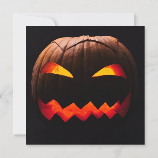 Halloween Party Invitation Card Kaart (Achterkant)