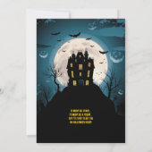 Halloween Party Invitation Card Kaart (Achterkant)