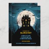 Halloween Party Invitation Card Kaart (Voorkant / Achterkant)