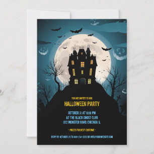 Halloween Party Invitation Card Kaart