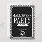 Halloween Party Invitation Card Kaart (Voorkant)