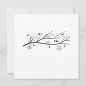 Halloween party invitation card save the date (Achterkant)