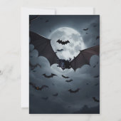 Halloween Party Invitation Card Save The Date (Achterkant)