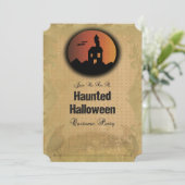 Halloween Party Invitation, , Ephemera Kaart (Staand voorkant)