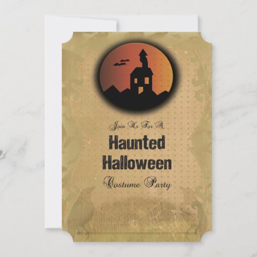 Halloween Party Invitation, , Ephemera Kaart (Voorkant)