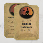 Halloween Party Invitation, , Ephemera Kaart (Voorkant / Achterkant)