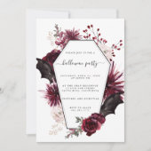 Halloween Party Invitation Flyer Kaart (Voorkant)