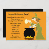 Halloween Party Invitation Kaart (Voorkant / Achterkant)