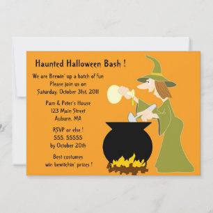 Halloween Party Invitation Kaart