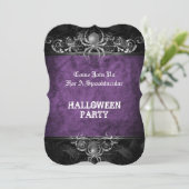 Halloween party Invitation Kaart (Staand voorkant)