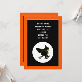 Halloween Party Invitation Kaart