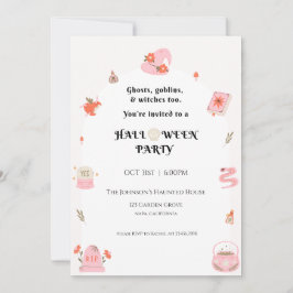 Halloween Party Invitation Kaart