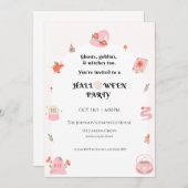 Halloween Party Invitation Kaart (Voorkant / Achterkant)