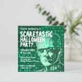 Halloween Party Invitation Scaretastic Kaart (Staand voorkant)