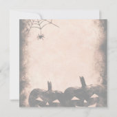 Halloween Party Invitation Schattigee Ghost aangep Kaart (Achterkant)