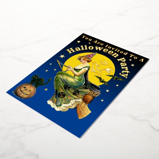  Halloween Party Invitation Sjabloon (Gedraaid)