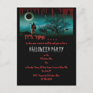 Halloween Party Invitation sjabloon - aanpassen