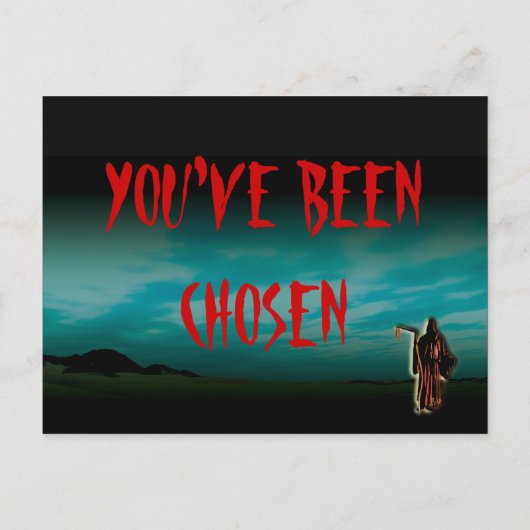 Halloween Party Invitation sjabloon - aanpassen (Achterkant)