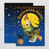  Halloween Party Invitation Sjabloon Kaart (Voorkant / Achterkant)