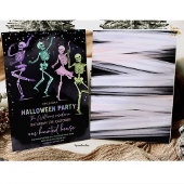 Halloween Party Invitation Skeletons Uitnodigen Kaart