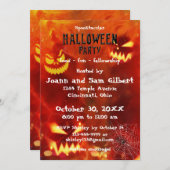 Halloween Party invitation Spooktacular design Kaart (Voorkant / Achterkant)