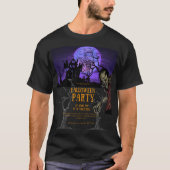 Halloween party invitation t-shirt (Voorkant)