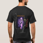 Halloween party invitation t-shirt (Achterkant)