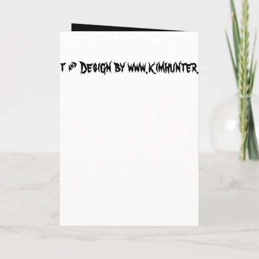 Halloween Party Invitations Aangepaste Halloween K (Achterkant)