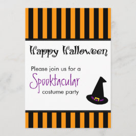 Halloween Party Invitations Witches Pet Kaart