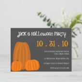 Halloween Party Invite Kaart (Staand voorkant)