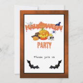 Halloween Party Jack-O-Lantern en meer uitnodiging (Voorkant)