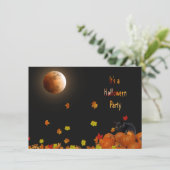 Halloween Party Kaart (Staand voorkant)