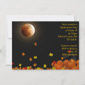 Halloween Party Kaart (Achterkant)