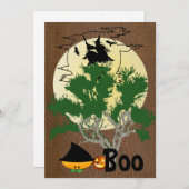 Halloween Party Kaart (Voorkant / Achterkant)